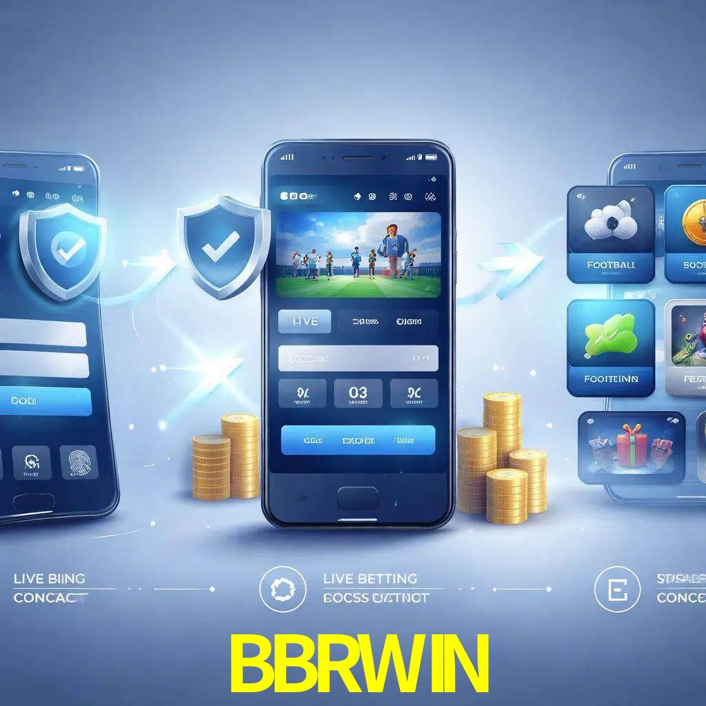 Pasos de acceso a la app BBRWIN en pantalla de teléfono móvil
